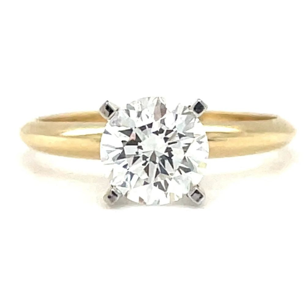 14k Lady's Two Tone Engagement Ring