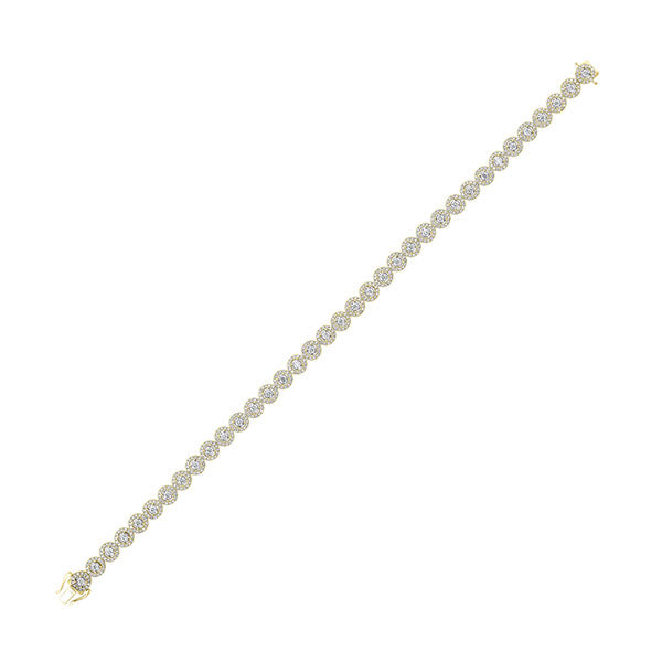 14Kt Yellow Gold Diamond (2Ctw) Bracelet