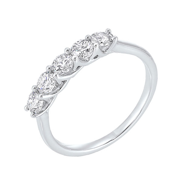 14Kt White Gold Diamond (1/4Ctw) Band