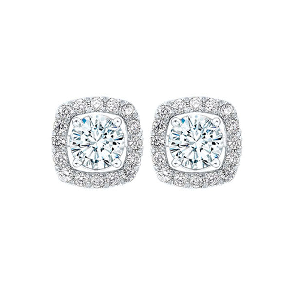 14Kt White Gold Diamond (1/4Ctw) Earring