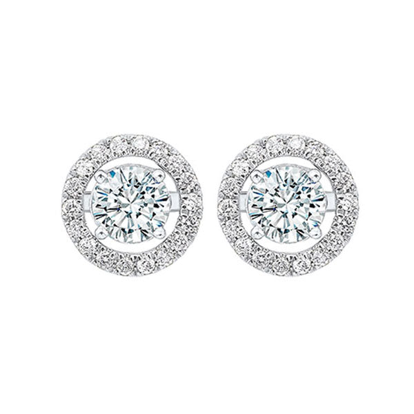 14Kt White Gold Diamond (1/4Ctw) Earring