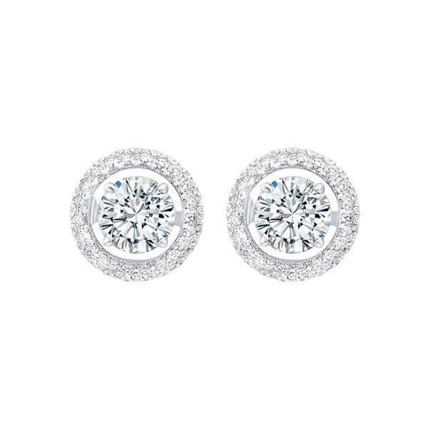 14Kt White Gold Diamond (1/3Ctw) Earring