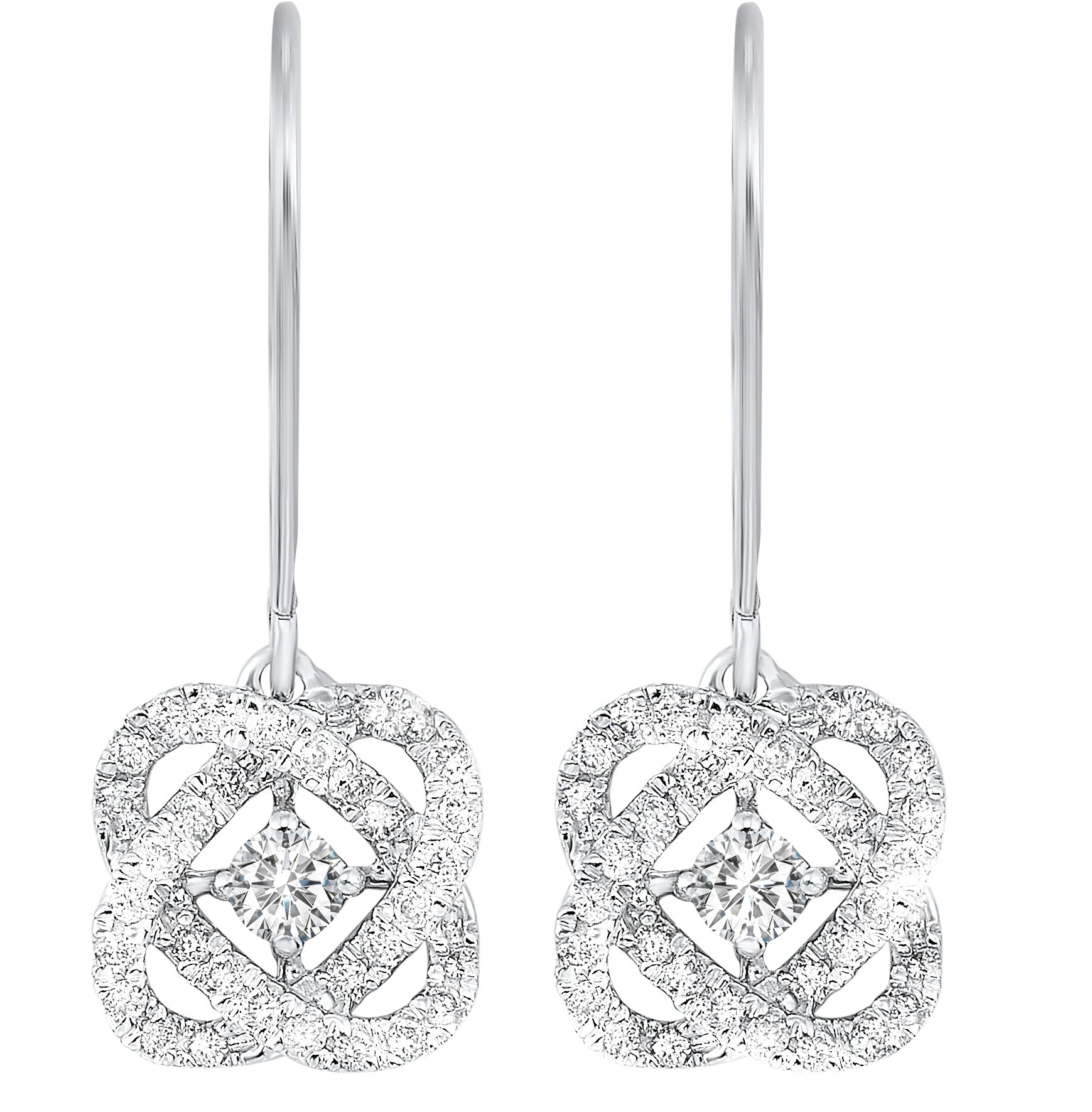 14K Diamond Earrings