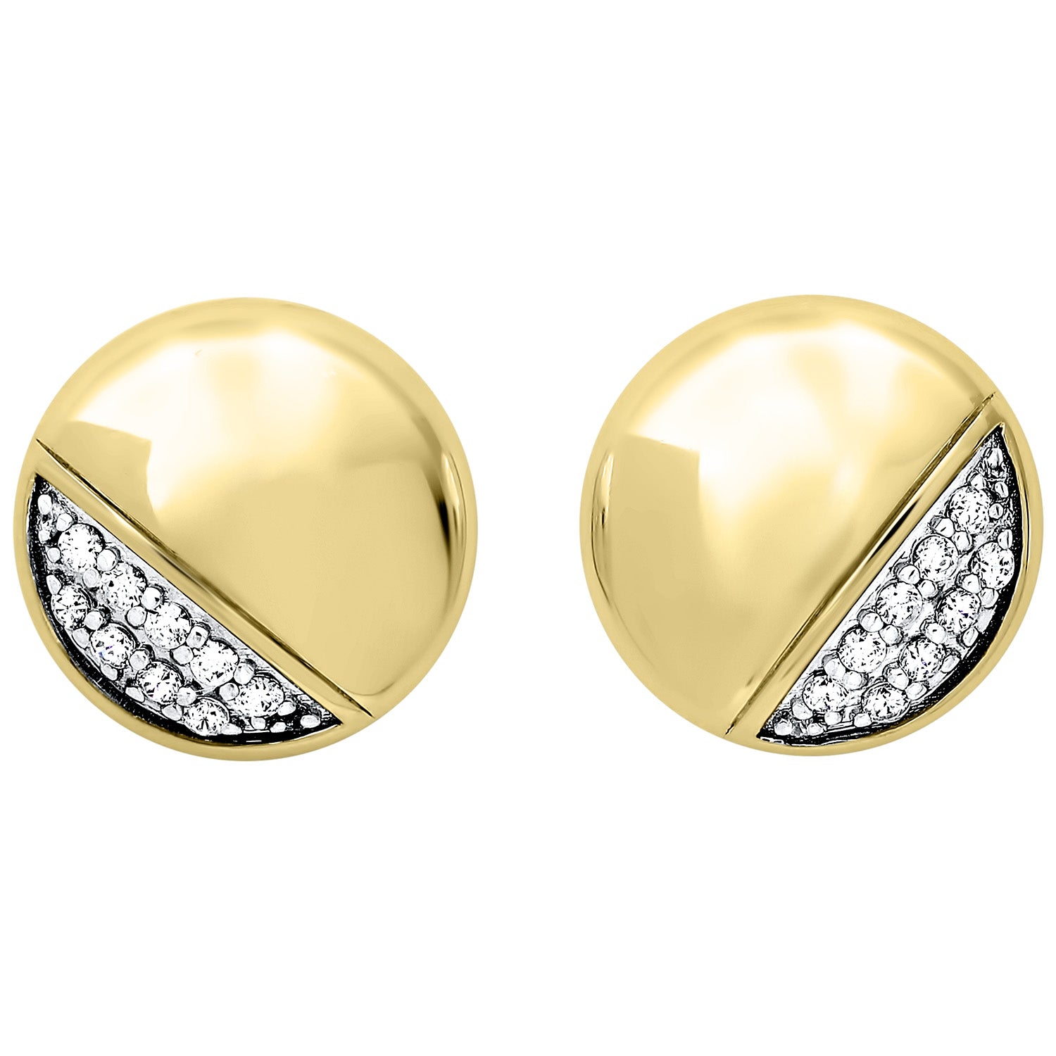 Gold Diamond Earrings