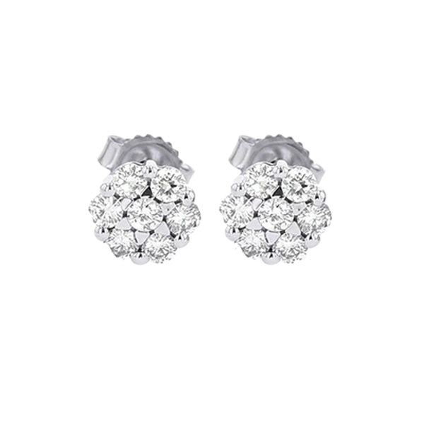 14Kt White Gold Diamond (1/3Ctw) Earring