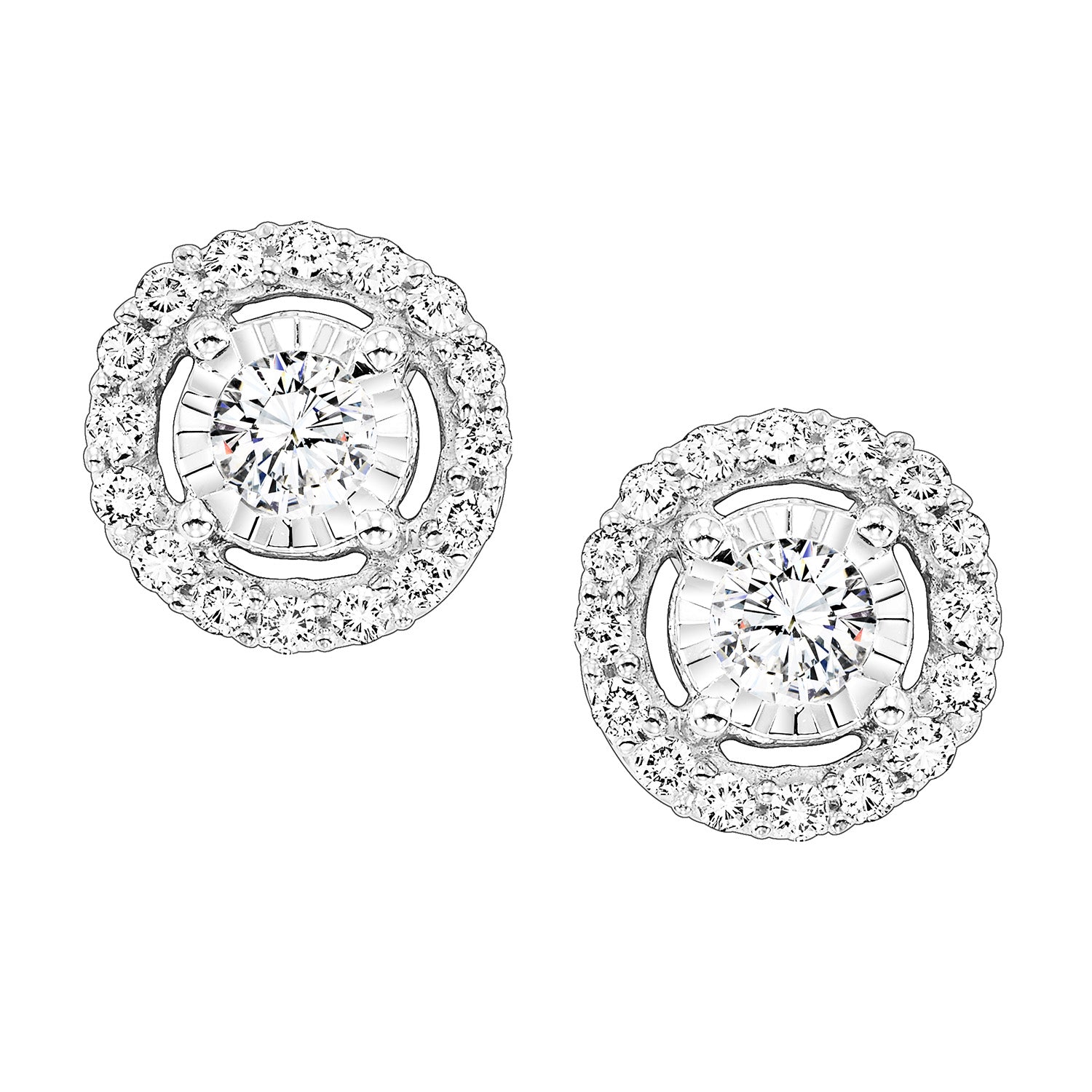 14K Diamond Earrings