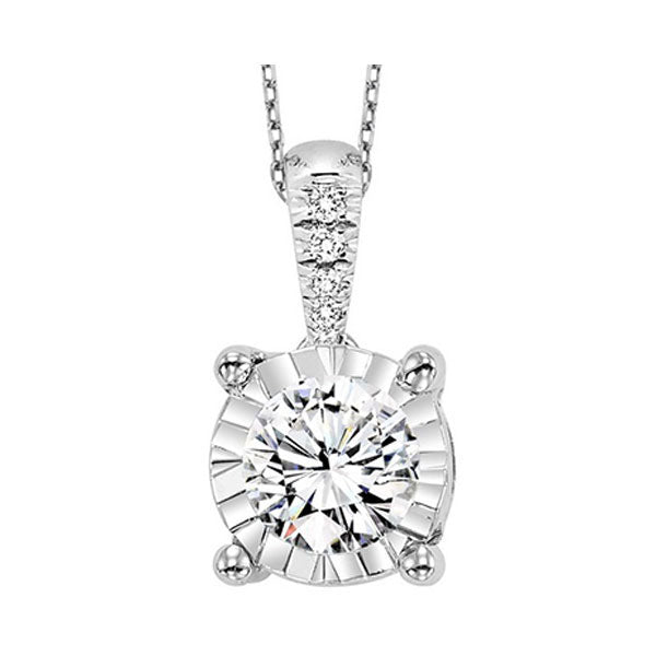 14Kt White Gold Diamond (3/4Ctw) Pendant