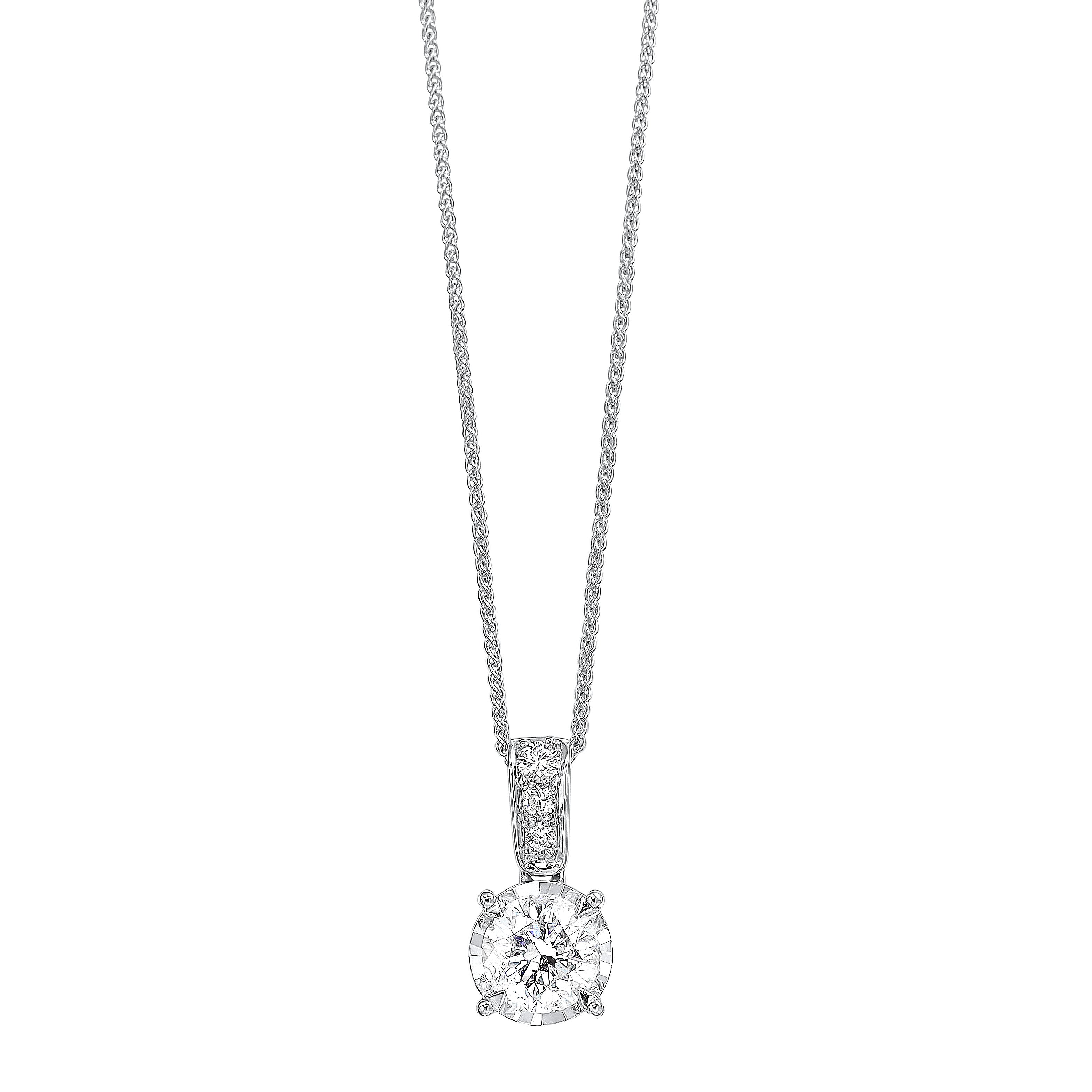 14K Diamond Pendant