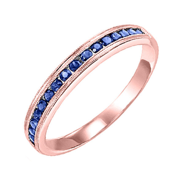 10Kt Rose Gold Sapphire (1/3 Ctw) Ring