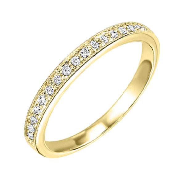 10Kt Yellow Gold Diamond (1/8Ctw) Band