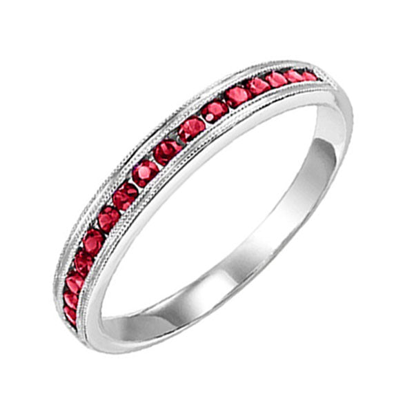 14Kt White Gold Ruby (1/3 Ctw) Ring