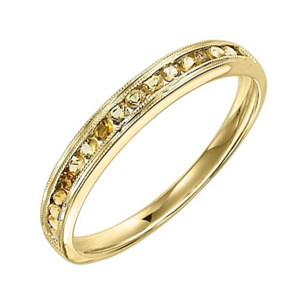 14Kt Yellow Gold Citrine (1/3 Ctw) Ring