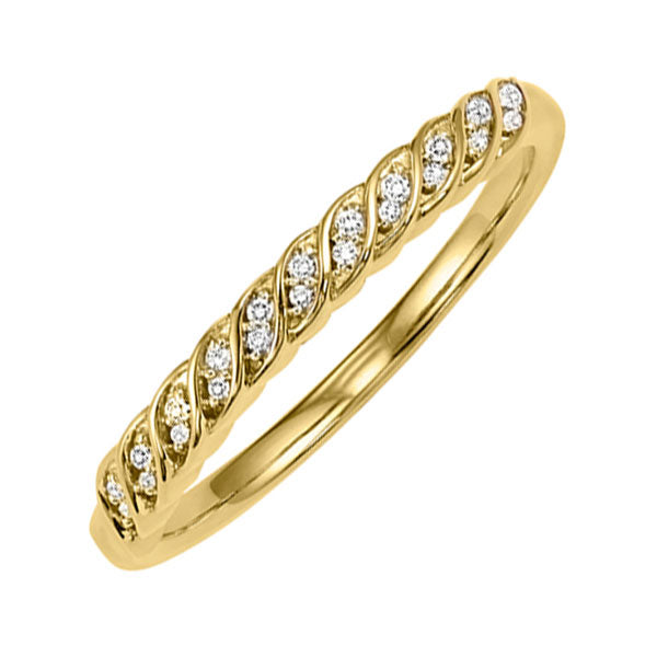 10Kt Yellow Gold Diamond (1/20 Ctw) Band