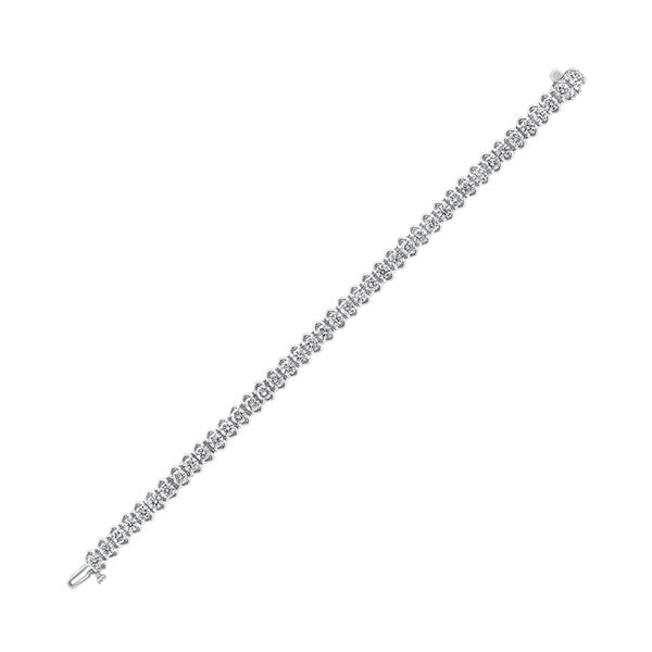 14Kt White Gold Diamond (10Ctw) Bracelet