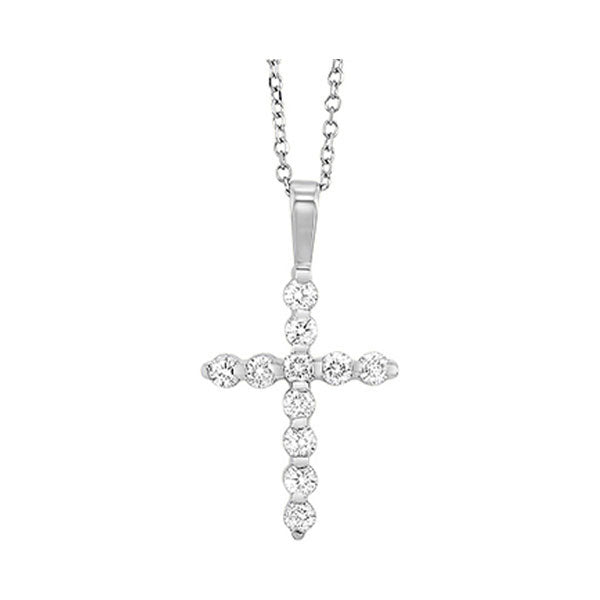 14Kt White Gold Diamond (1/3Ctw) Pendant