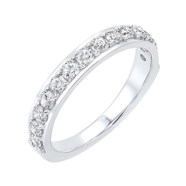 14Kt White Gold Diamond (1/6Ctw) Band