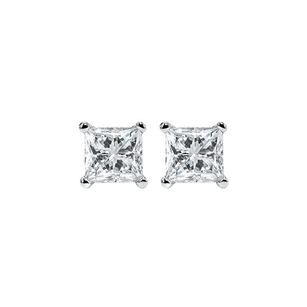 14Kt White Gold Diamond (1/4Ctw) Earring