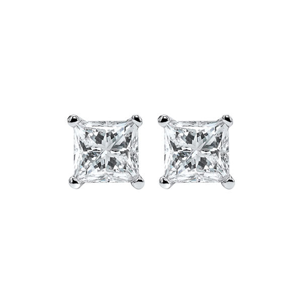 14Kt White Gold Diamond (1/2Ctw) Earring