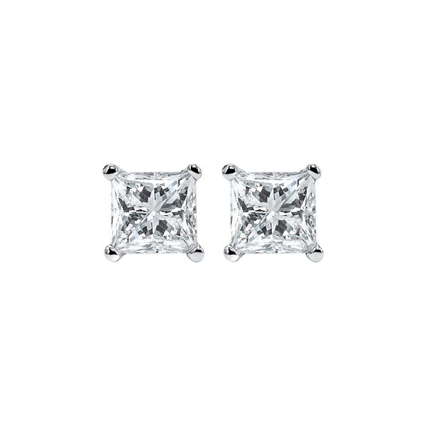 14Kt White Gold Diamond (1 3/8Ctw) Earring