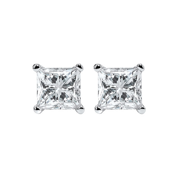 14Kt White Gold Diamond (2Ctw) Earring