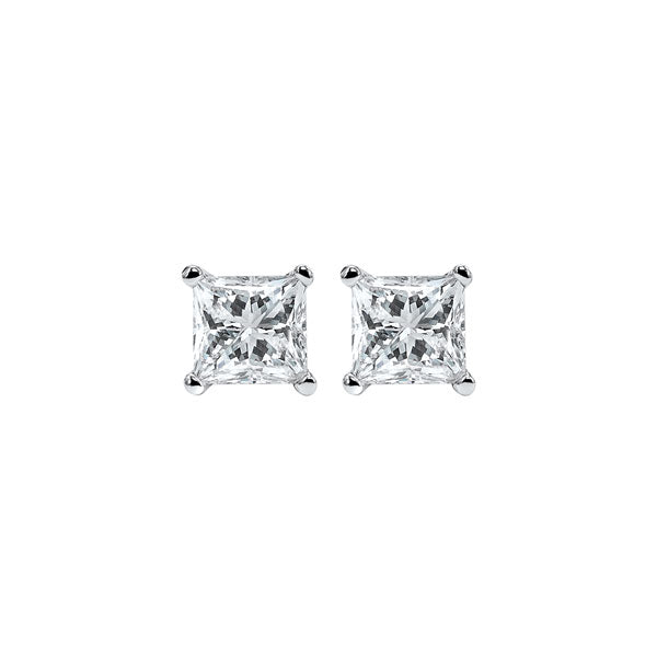 14Kt White Gold Diamond (1/4Ctw) Earring