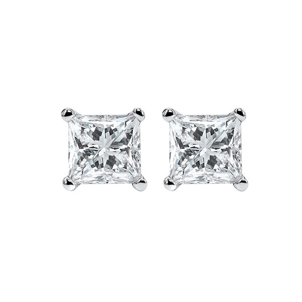 14Kt White Gold Diamond (1 1/5Ctw) Earring