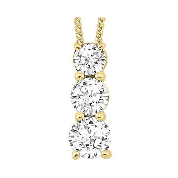 14Kt Yellow Gold Diamond (1/2Ctw) Pendant