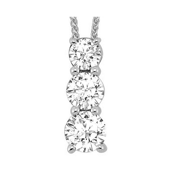 14Kt White Gold Diamond (3/4Ctw) Pendant