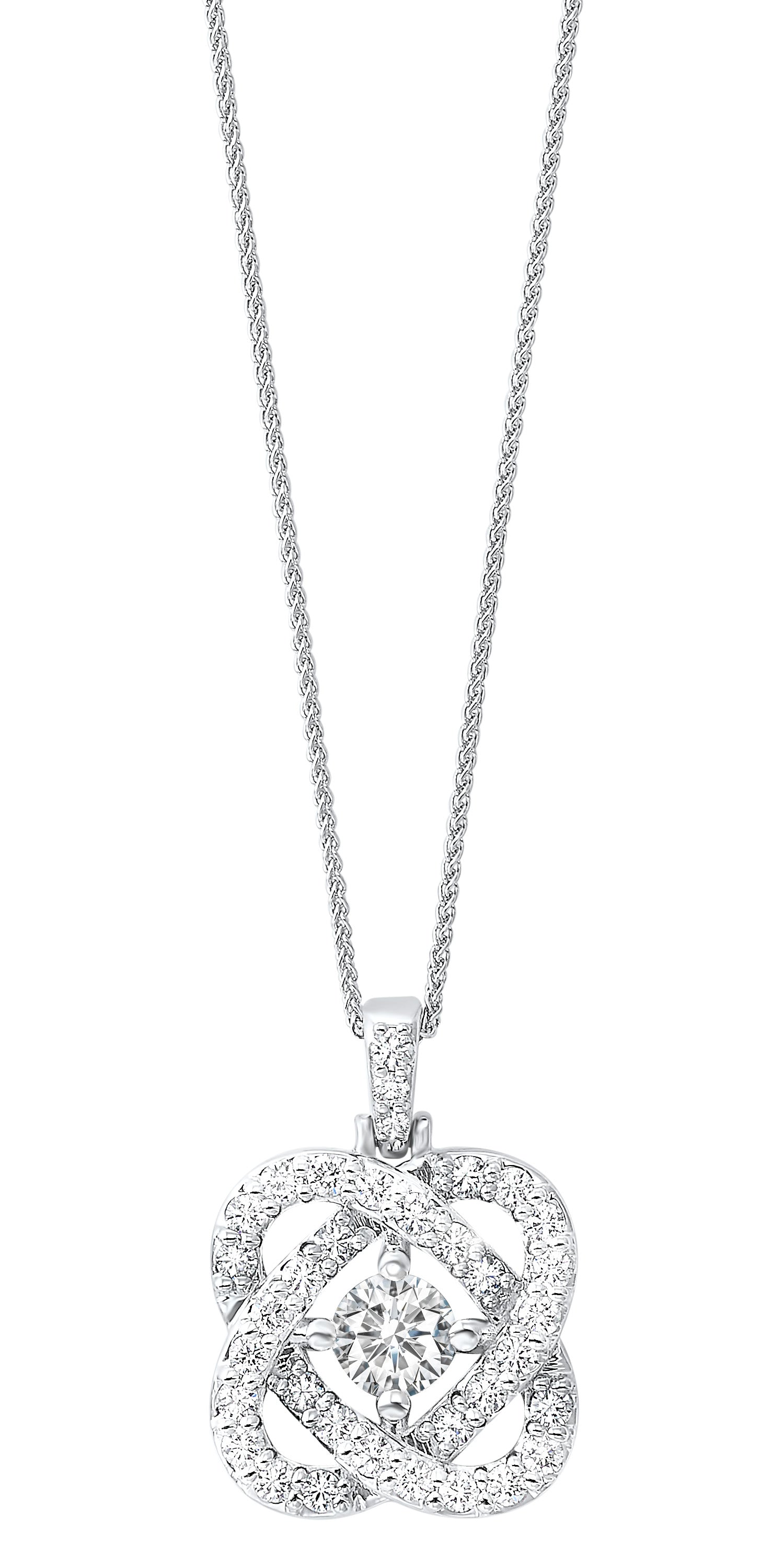 14K Diamond Pendant