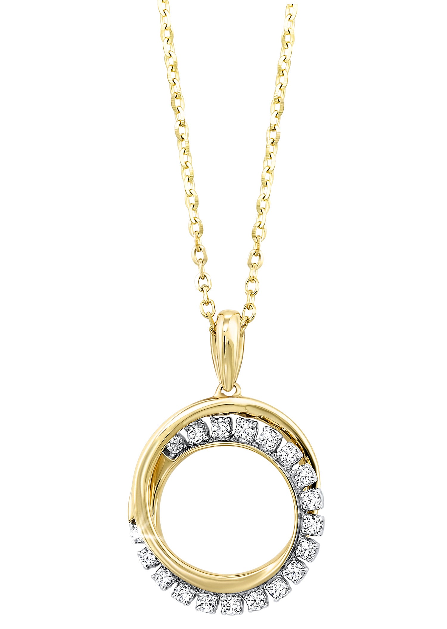 Gold Diamond Pendant