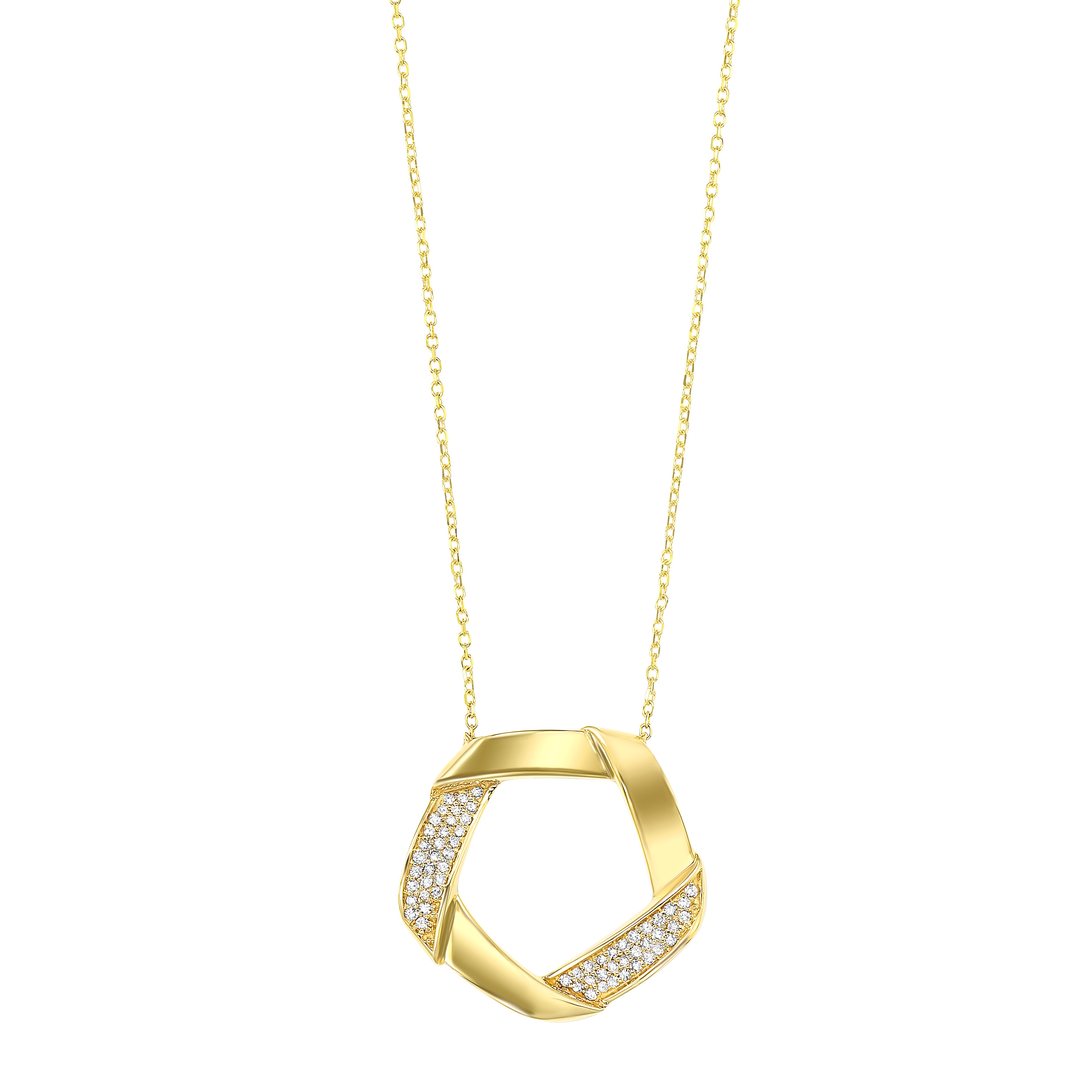 14K Diamond Pendant