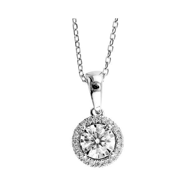 14Kt White Gold Diamond (1/4Ctw) Pendant