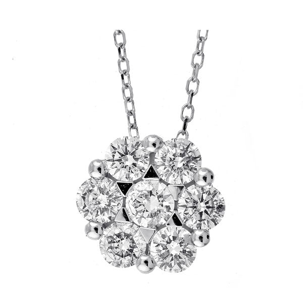 14Kt White Gold Diamond (3/4Ctw) Pendant