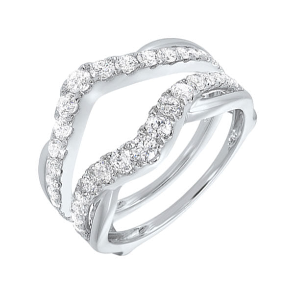 14Kt White Gold Diamond (1Ctw) Ring