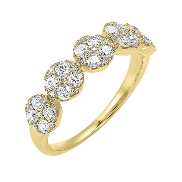 14Kt Yellow Gold Diamond (3/4Ctw) Band