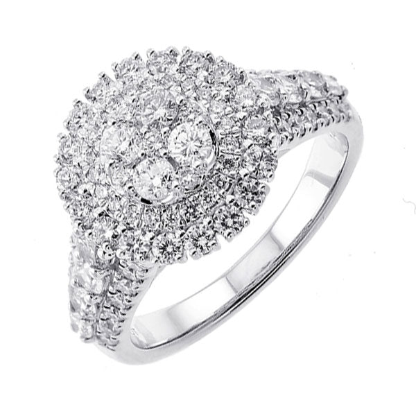 14Kt White Gold Diamond(1 5/8Ctw) Ring