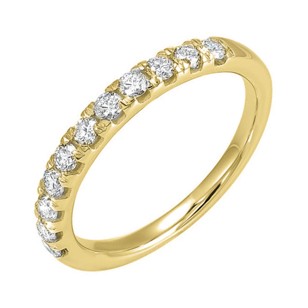 14Kt Yellow Gold Diamond (1/3Ctw) Band