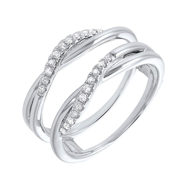 14Kt White Gold Diamond (1/6Ctw) Ring