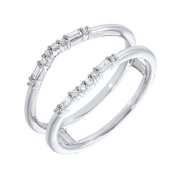 14Kt White Gold Diamond (1/6Ctw) Ring