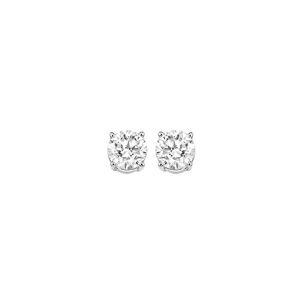 14Kt White Gold Diamond (1/3Ctw) Earring