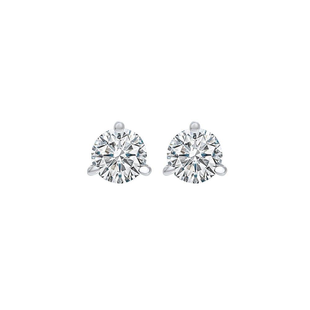 18Kt White Gold Diamond (1/3Ctw) Earring