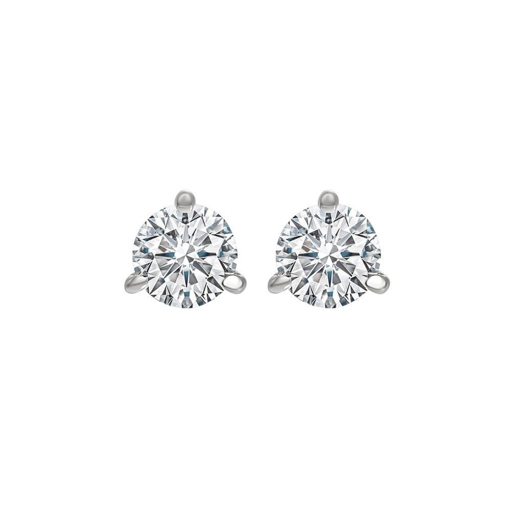 18Kt White Gold Diamond (5/8Ctw) Earring