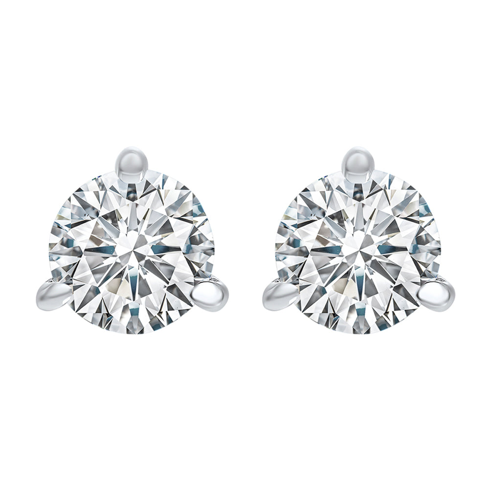 18Kt White Gold Diamond (2Ctw) Earring