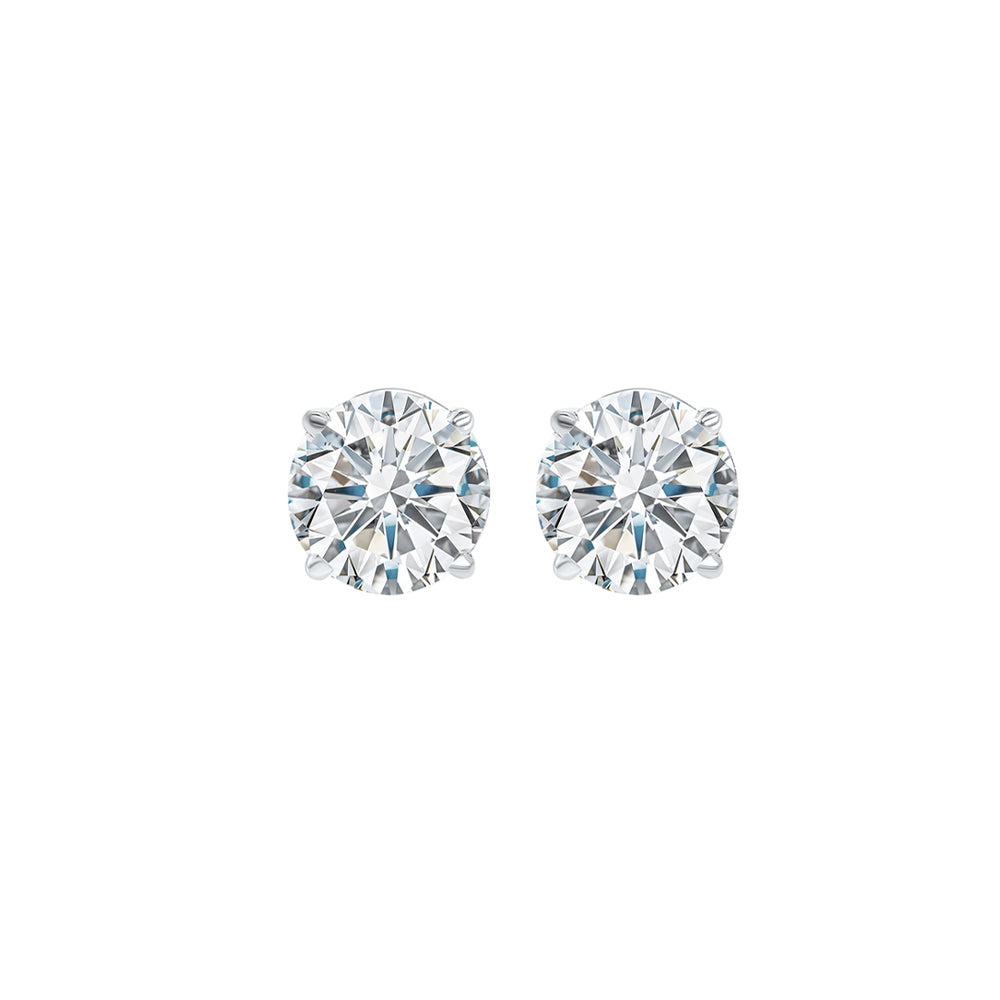 14Kt White Gold Diamond (1/2Ctw) Earring