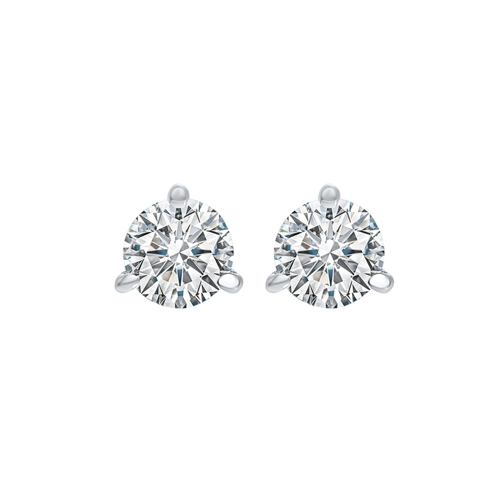 14Kt White Gold Diamond (3/4Ctw) Earring